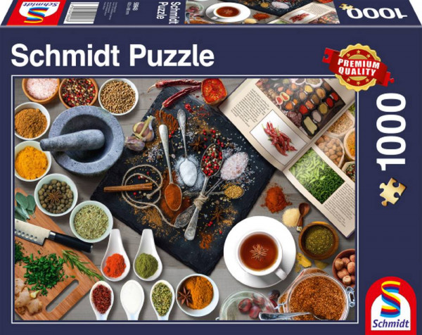 Schmidt-Spiele | Puzzle Standard 1.000 Teile | Gewürze