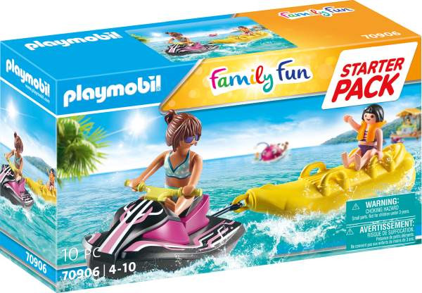 Playmobil | Starter Pack Wasserscooter mit Bananenboot | 70906