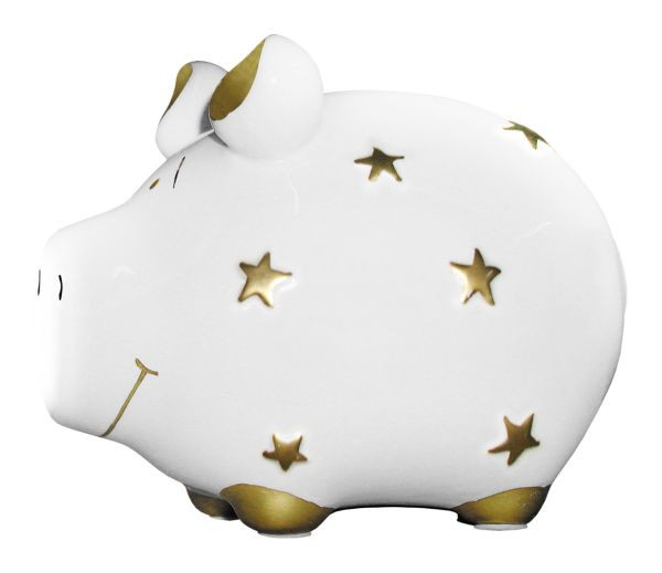KCG | Sparschwein | Sternenschwein | Größe: 12,5 cm