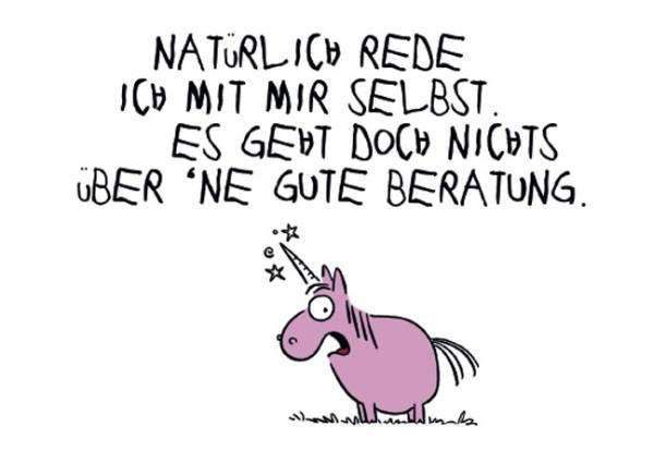 Rannenberg und Friends | Postkarte "Gute Beratung"