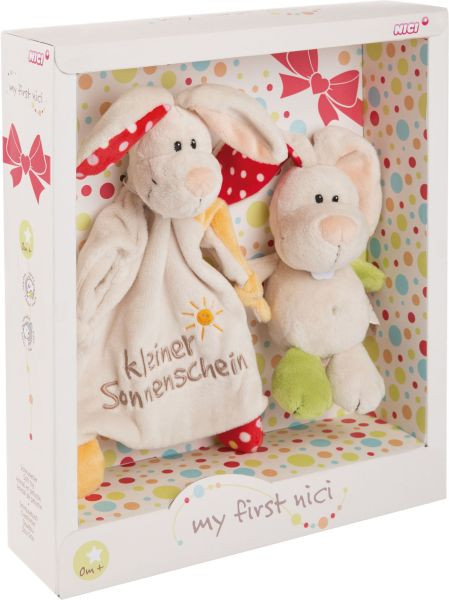 Nici | Schmusetier 18cm + Schmusetuch Hase Tilli in | 46996