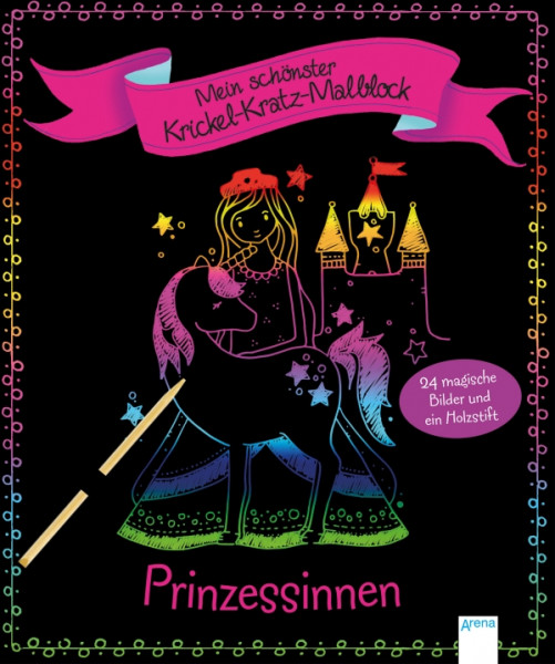 Arena | M. Krickel-Kratz-Malblock Prinzessinnen | 71236-9