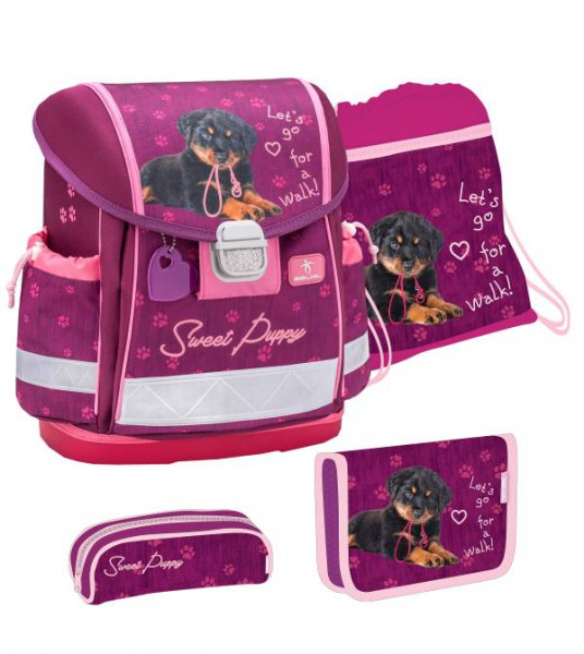 Belmil | Classy Schulranzen Set 4 - teilig Sweet Puppy