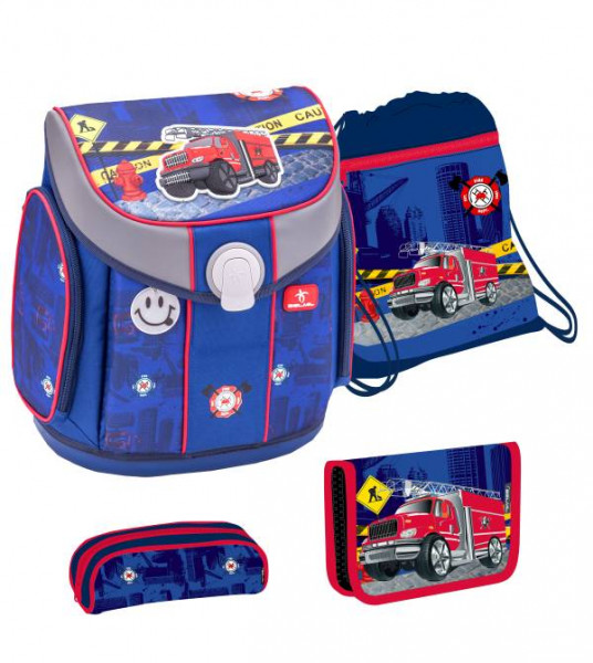 Belmil | Mister&Missy Schulranzen Set 4 - teilig Firetruck