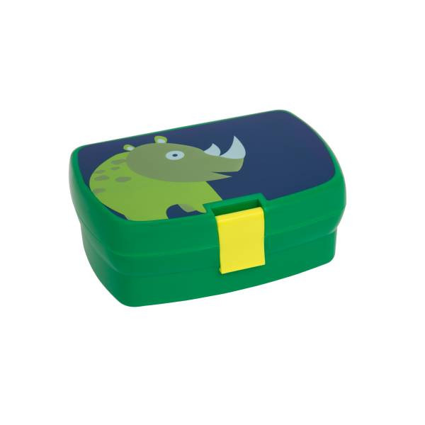 Lässig | Brotbox Wildlife Lunchbox, Rhino | LDISHLB088