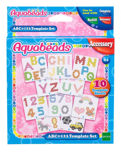 Aquabeads | ABC&123 Vorlage
