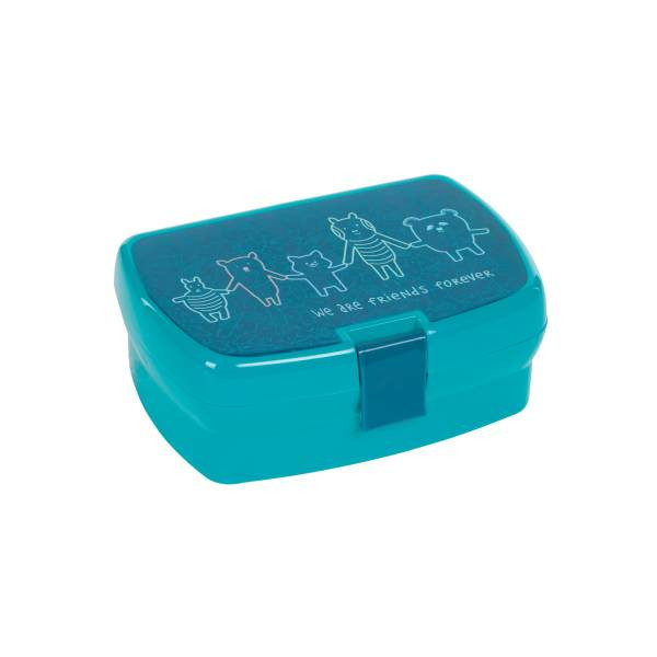 Lässig | Brotdose | Lunchbox About Friends blue