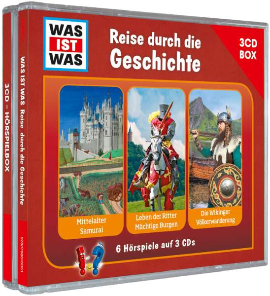 Tessloff Verlag Ragnar Tessloff GmbH & Co. KG | Was ist Was Reise durch die Geschichte CD Hörspielbox |