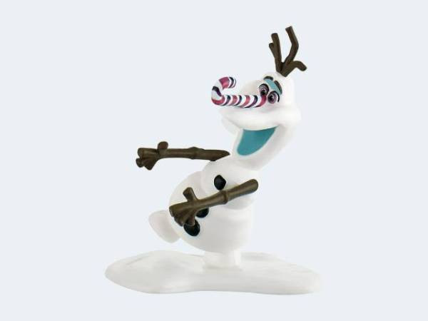 Bullyland | Frozen Geschenkbox | Spielfigur Olaf mit Zuckerstange