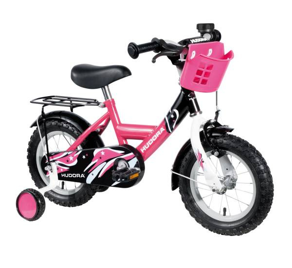 Hudora | Kinderfahrrad, 12", pink | 10542