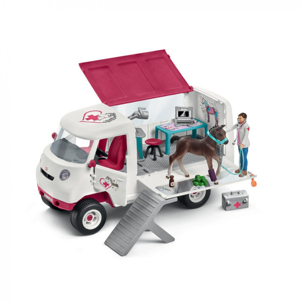 Schleich | Mobile Tierärztin mit Hannoveraner Fohle | 42370