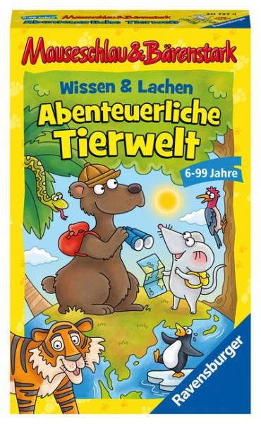 Ravensburger | Mauseschlau&Bärenstark Wissen und Lachen - Abenteuerliche Tierwelt