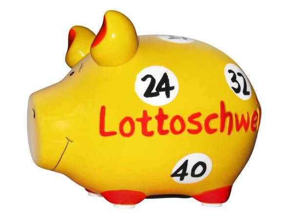 KCG | Sparschwein | Lottoschwein | Größe: 12,5 cm