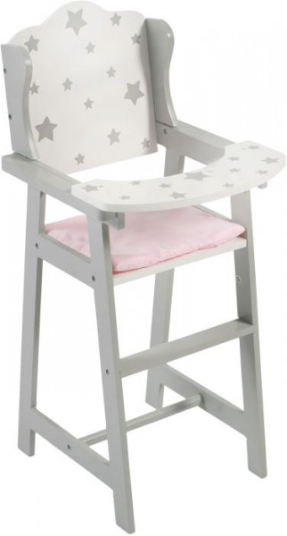 Bayer Siglinde | Puppen-Hochstuhl Stars grey | 501_95