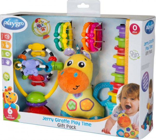Rotho Babydesign | Playgro Giraffe Jerry-Geschenkset | 40210