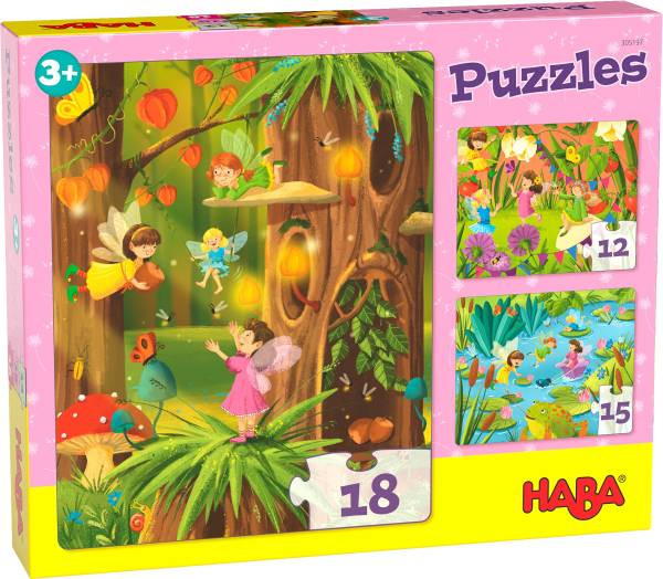 Haba | Puzzles Glitzerndes Feenland