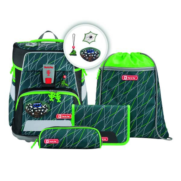 Step by Step | SPACE Schulranzen-Set Jumping Spider, 5-teilig