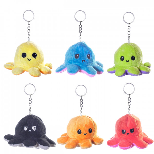 Schlusselanhänger Oktopus bunte Farben