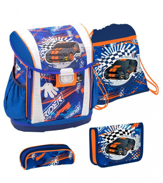 Belmil | Customize Me Schulranzen Set 4 - teilig Speed Racing