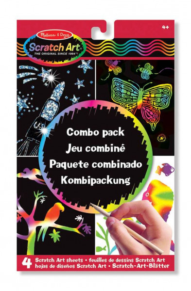 Melissa & Doug | Scratch Art Combo Pack