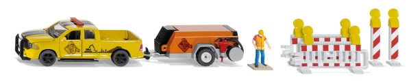 siku | SIKU RAM 1500 mit Kompressoranhänger | 3505
