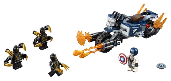 Lego | Marvel SH CONF 1 | Captain America: Outrider- Attacke | 76123