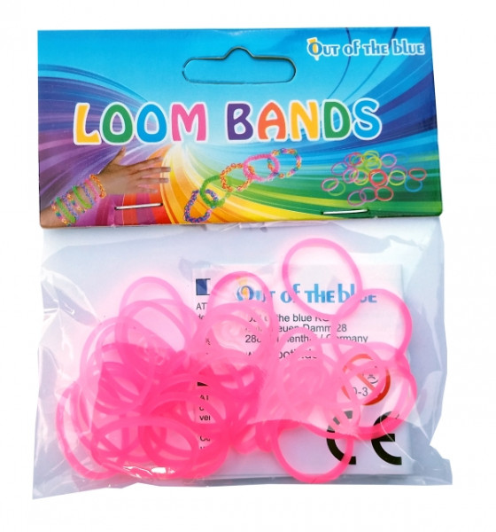 Loombandz | 30 Ringe | Neonpink