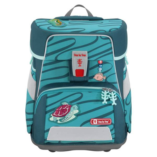Step by Step | SPACE Schulranzen-Set Happy Turtle, 5-teilig