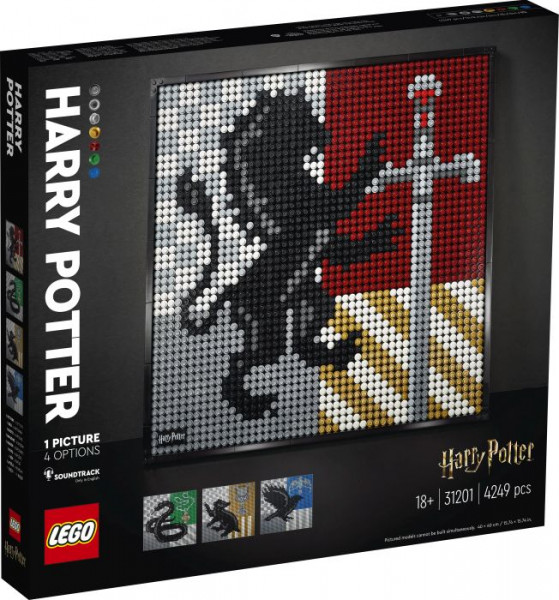 Lego | LGO ART Harry Potter Hogwarts Crests | 31201