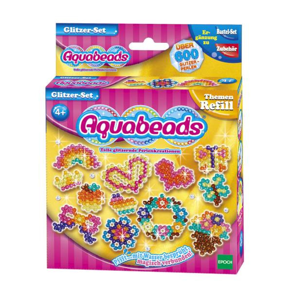 Sylvanian Families | Aquabeads Glitzer - Set 600 Perlen | 79358