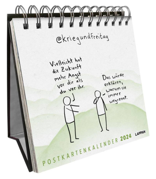 Lappan | @kriegundfreitag Postkartenkalender 2024 | @kriegundfreitag