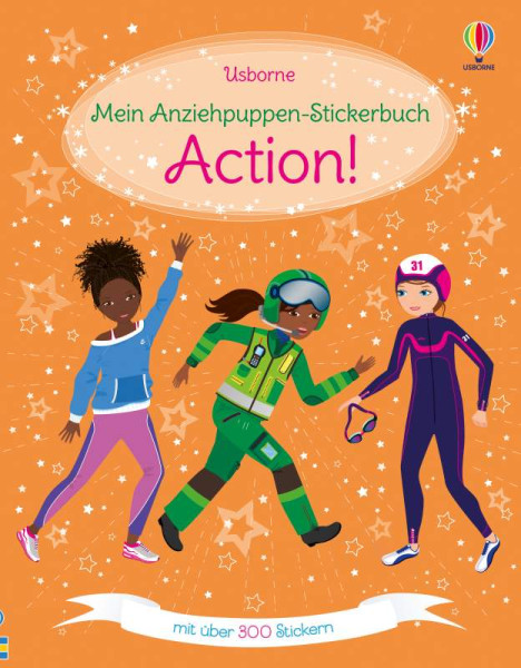 Usborne | Mein Anziehpuppen-Stickerbuch: Action! | Watt, Fiona
