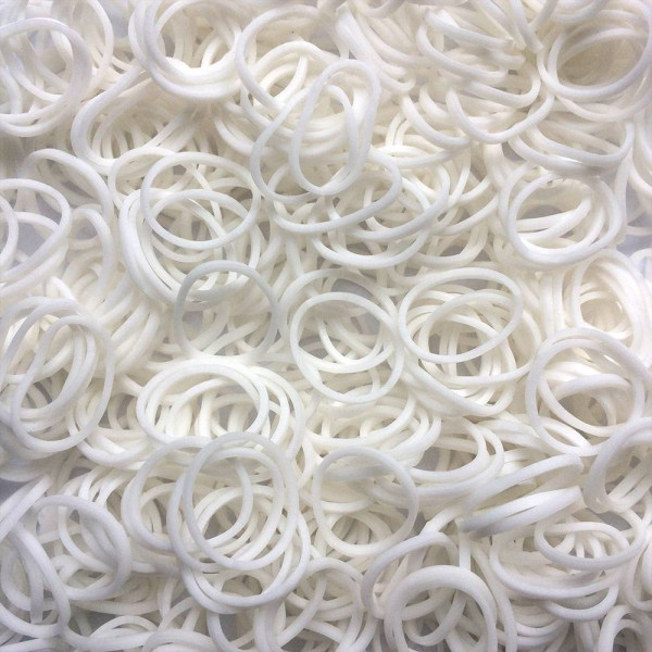Rainbow Loom® | Gummibänder | Weiß