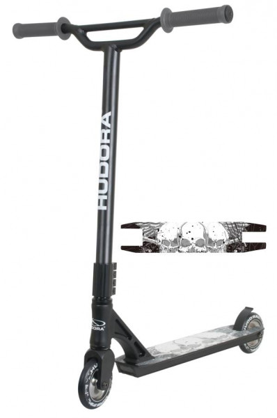 Hudora | Stunt Scooter XY-12, schwarz