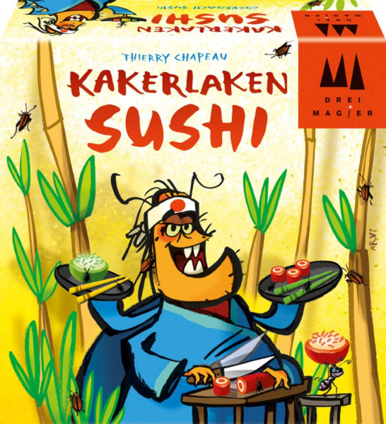 Schmidt-Spiele | Drei Magier® Kartenspiel | Kakerlaken Sushi