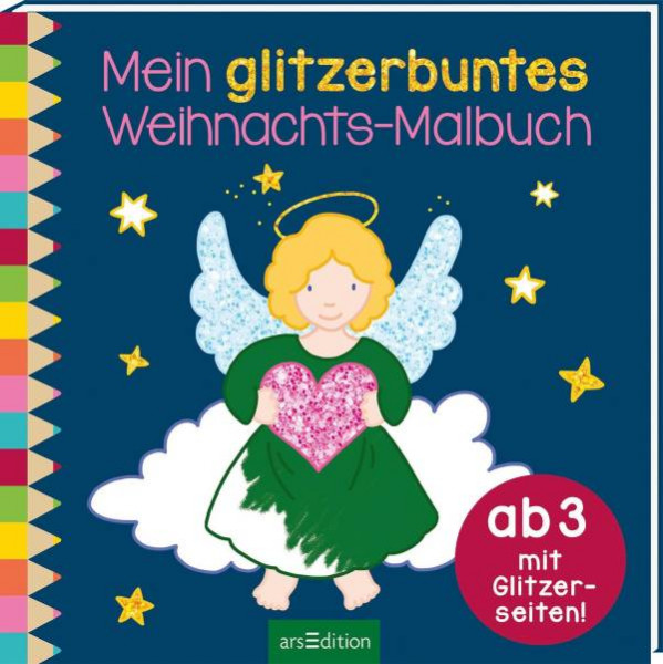arsEdition | Mein glitzerbuntes Weihnachts-Malbuch