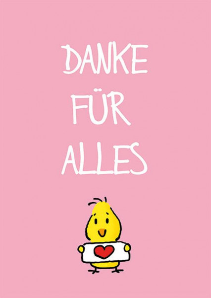 Rannenberg und Friends | Postkarte "Danke für alles"