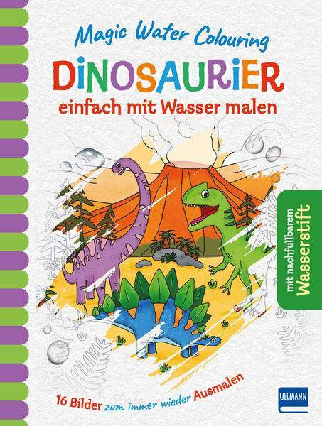 Ullmann Medien | Magic Water Colouring - Dinosaurier | Copper, Jenny