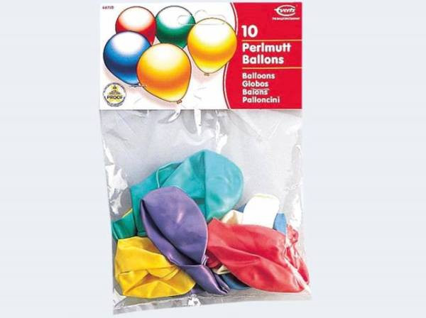 Amscan | Ballons perlmutt 10St. | 46710