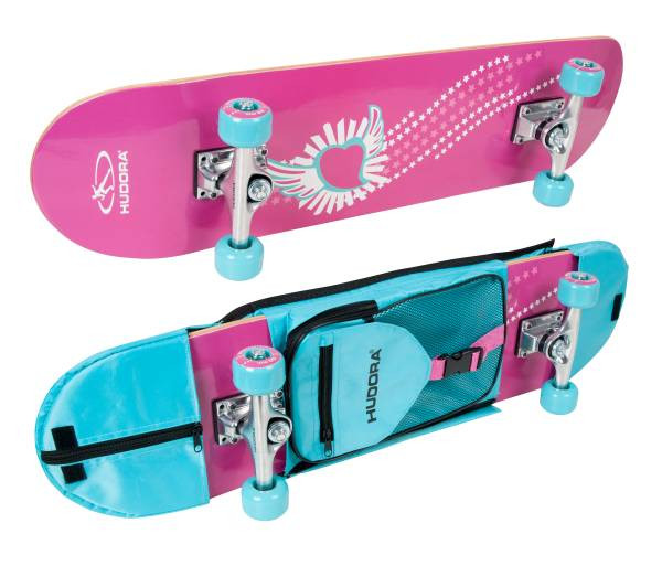 Hudora | Skateboard Skate Wonders ABEC 3 mit Rucksack