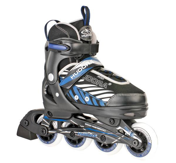 Hudora | Kinderinliner Leon, Gr. 29-32, schwarz/blau
