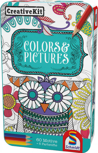 Schmidt Spiele | Creative Kit Colors & Pictures Metalldose
