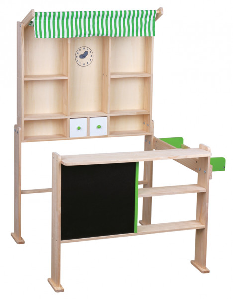Vedes | Beeboo Kaufladen hellgrün/weiß, 74x68x97cm | 45007511
