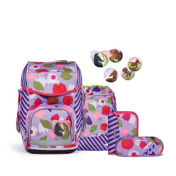 Ergobag | cubo-set | BlütenzauBär | Schulranzen Set