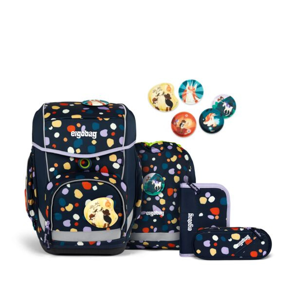 Ergobag | cubo-set | Bärnsteinhöhle | Schulranzen Set