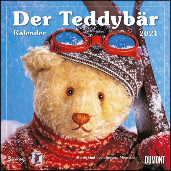DUMONT Kalenderverlag | Der Teddybär 2021 - Broschürenkalender - Wandkalender - Format 30 x 30 cm