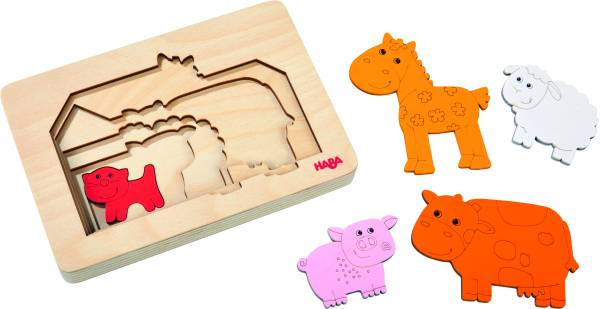 HAba | Holzpuzzle Bauernhoftiere