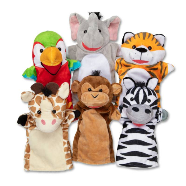 Melissa & Doug | Safari Handpuppen