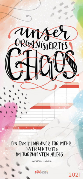 Südwest | Unser organisiertes Chaos 2021 Wandkalender. Ein Familienplaner für mehr Struktur im turbulenten Alltag