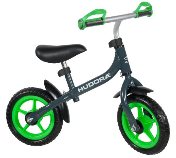 Hudora | Laufrad Bikey 3.0 Boy, 10, grau/grün